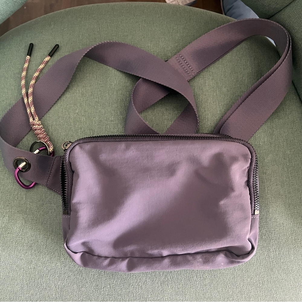 Iris Multi Pocket Purple Crossbody Bag